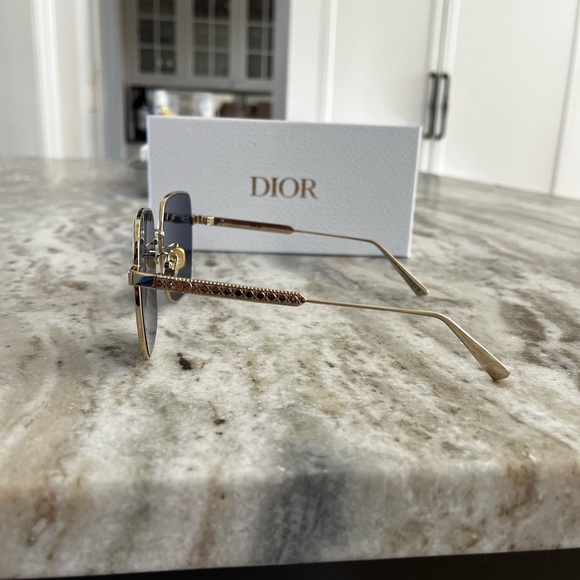 Christian Dior DiorCannage S1U Sunglasses Bobo Goi with Blue Lens. Ships today! - Picture 3 of 12